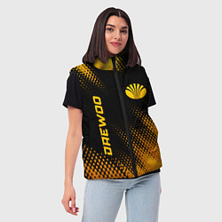 Женский жилет Daewoo - gold gradient вертикально, цвет: 3D-черный — фото 2