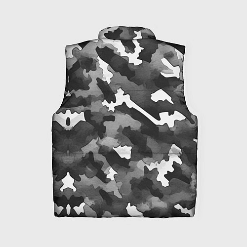 Женский жилет Серый камуфляж внутренних войск / 3D-Черный – фото 2