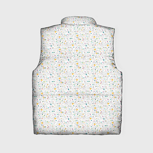 Женский жилет Люди абстрактные и фигуры / 3D-Красный – фото 2