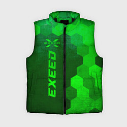 Женский жилет Exeed - green gradient по-вертикали