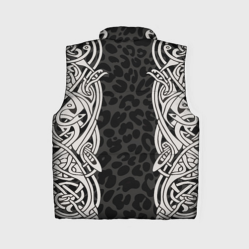 Женский жилет Скандинавский кельтский узор / 3D-Светло-серый – фото 2