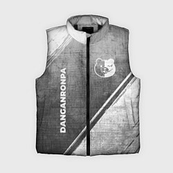 Женский жилет Danganronpa - grey gradient вертикально