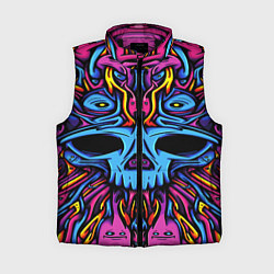 Женский жилет Skull tatoo steel