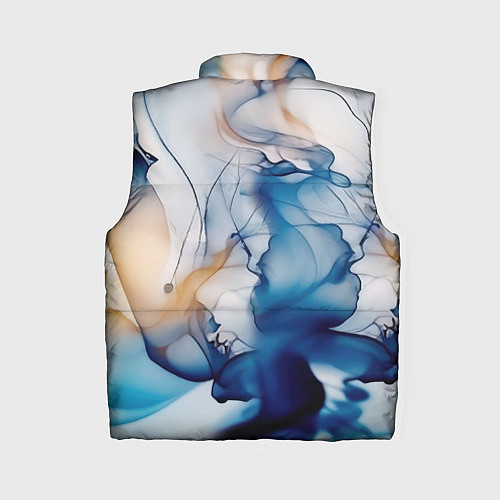 Женский жилет Синий батик / 3D-Черный – фото 2