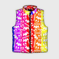 Женский жилет Marshmello rainbow