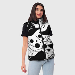 Женский жилет Fashion abstraction - ai art fantasy, цвет: 3D-светло-серый — фото 2