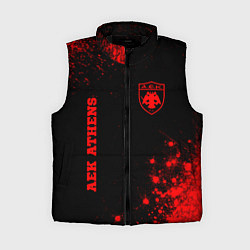 Женский жилет AEK Athens - red gradient вертикально