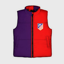 Женский жилет Атлетико полосы, цвет: 3D-черный