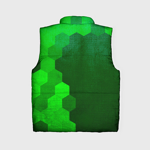 Женский жилет Citroen - green gradient по-вертикали / 3D-Черный – фото 2