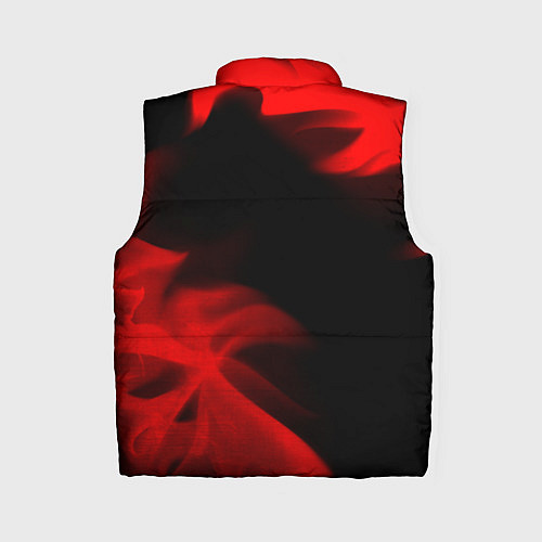 Женский жилет Suzuki - red gradient вертикально / 3D-Черный – фото 2