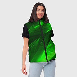 Женский жилет Кислотные стрипсы неон, цвет: 3D-светло-серый — фото 2