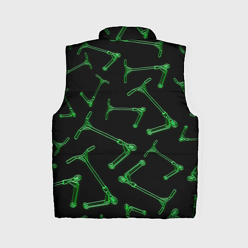 Женский жилет Неоновые самокаты / 3D-Черный – фото 2