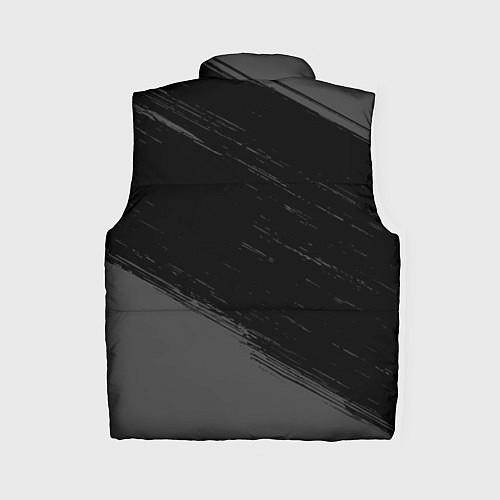 Женский жилет Kuromi glitch на темном фоне вертикально / 3D-Черный – фото 2