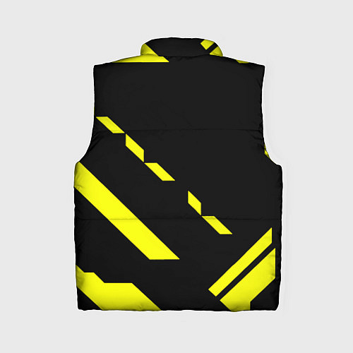 Женский жилет Nirvana geometry yellow / 3D-Светло-серый – фото 2
