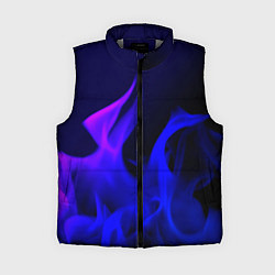 Женский жилет Неоновый огонь текстура