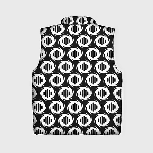 Женский жилет Serious Sam logo pattern / 3D-Красный – фото 2