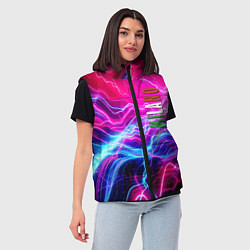 Женский жилет Milano - neon abstraction, цвет: 3D-красный — фото 2