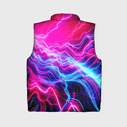 Женский жилет Milano - neon abstraction / 3D-Красный – фото 2