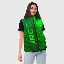 Женский жилет JAC - green gradient по-вертикали, цвет: 3D-черный — фото 2