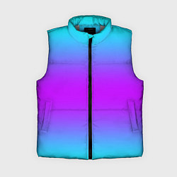 Женский жилет Градиент текстура неоновая, цвет: 3D-светло-серый