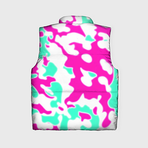Женский жилет Текстура камуфляж детский / 3D-Светло-серый – фото 2