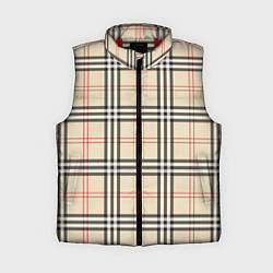 Женский жилет Стильная клетка - шотландка