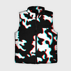 Женский жилет Камуфляж глитч