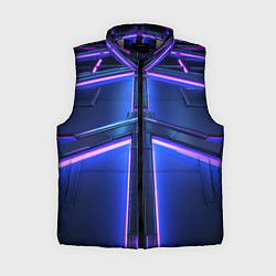 Женский жилет Неоновая световая конструкция, цвет: 3D-светло-серый