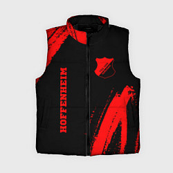 Женский жилет Hoffenheim - red gradient вертикально
