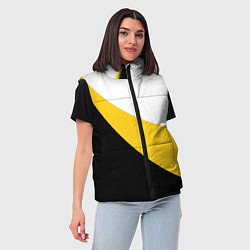 Женский жилет Сокрушу пред ним врагов его большой крест, цвет: 3D-красный — фото 2