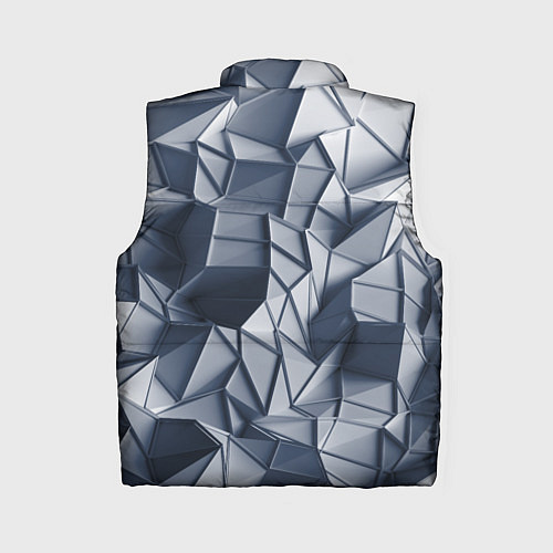 Женский жилет Геометрические грани / 3D-Черный – фото 2