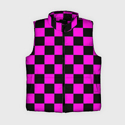 Женский жилет Эмо шахматная клетка - неформальная мода