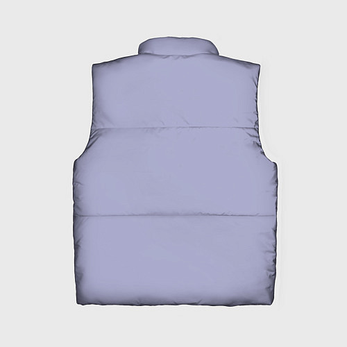 Женский жилет Эмоция хандры - бледно-фиолетовый / 3D-Светло-серый – фото 2