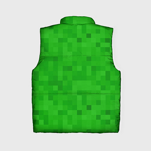 Женский жилет Крипер персонаж текстура / 3D-Черный – фото 2