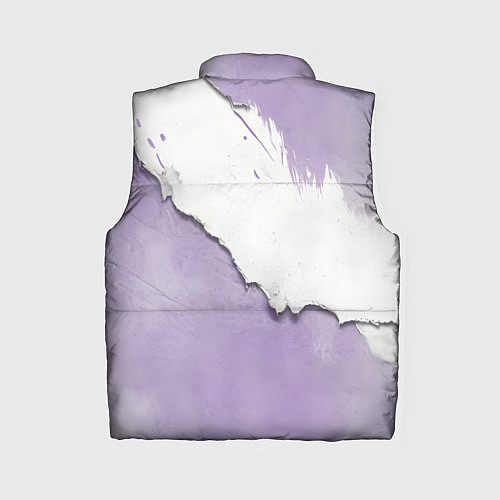 Женский жилет Штукатурка и лавандовая краска / 3D-Черный – фото 2