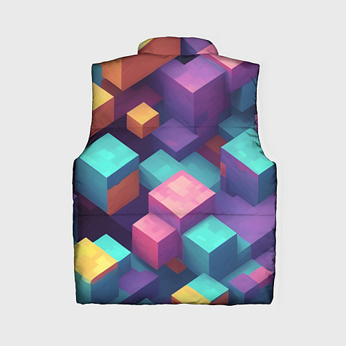 Женский жилет Minecraft 2 0 / 3D-Черный – фото 2