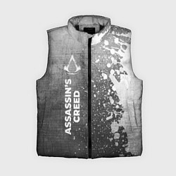 Женский жилет Assassins Creed - grey gradient по-вертикали