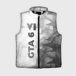 Женский жилет GTA 6 - white gradient по-вертикали, цвет: 3D-черный