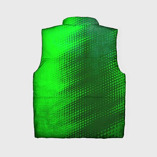 Женский жилет Angels of Death - green gradient по-вертикали / 3D-Черный – фото 2