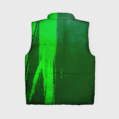 Женский жилет Paramore - green gradient по-вертикали / 3D-Черный – фото 2