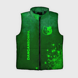 Женский жилет Danganronpa - green gradient вертикально