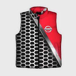 Женский жилет Nissan metalic auto, цвет: 3D-красный