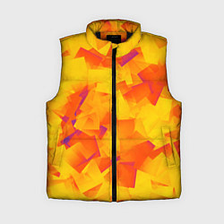 Женский жилет Желтый калейдоскоп