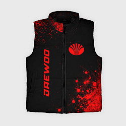 Женский жилет Daewoo - red gradient вертикально, цвет: 3D-черный