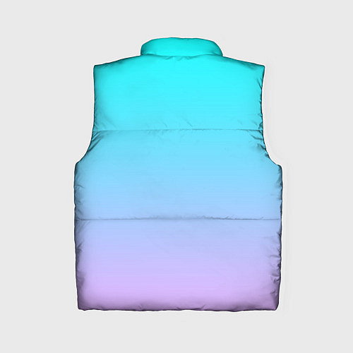 Женский жилет Неоновые разводы градиента / 3D-Светло-серый – фото 2