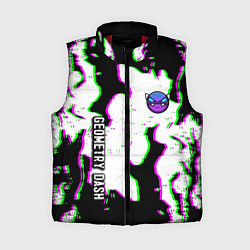 Женский жилет Geometry dash glitch flame, цвет: 3D-красный