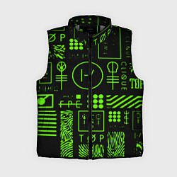 Женский жилет Twenty one pilots neon, цвет: 3D-светло-серый