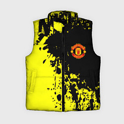 Женский жилет Манчестер Юнайтед краски, цвет: 3D-черный