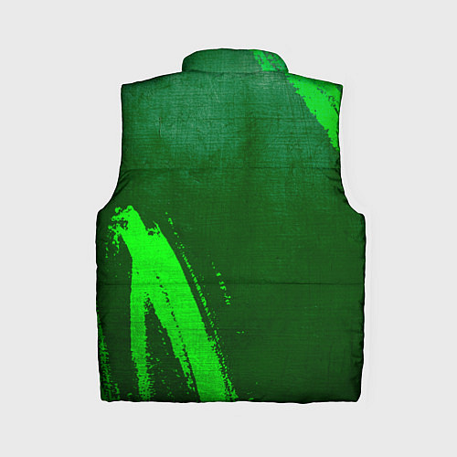 Женский жилет PSG - green gradient вертикально / 3D-Черный – фото 2
