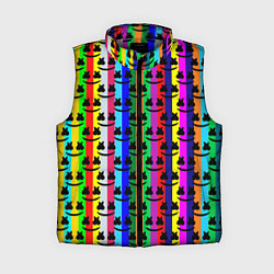 Женский жилет Marshmello радуга
